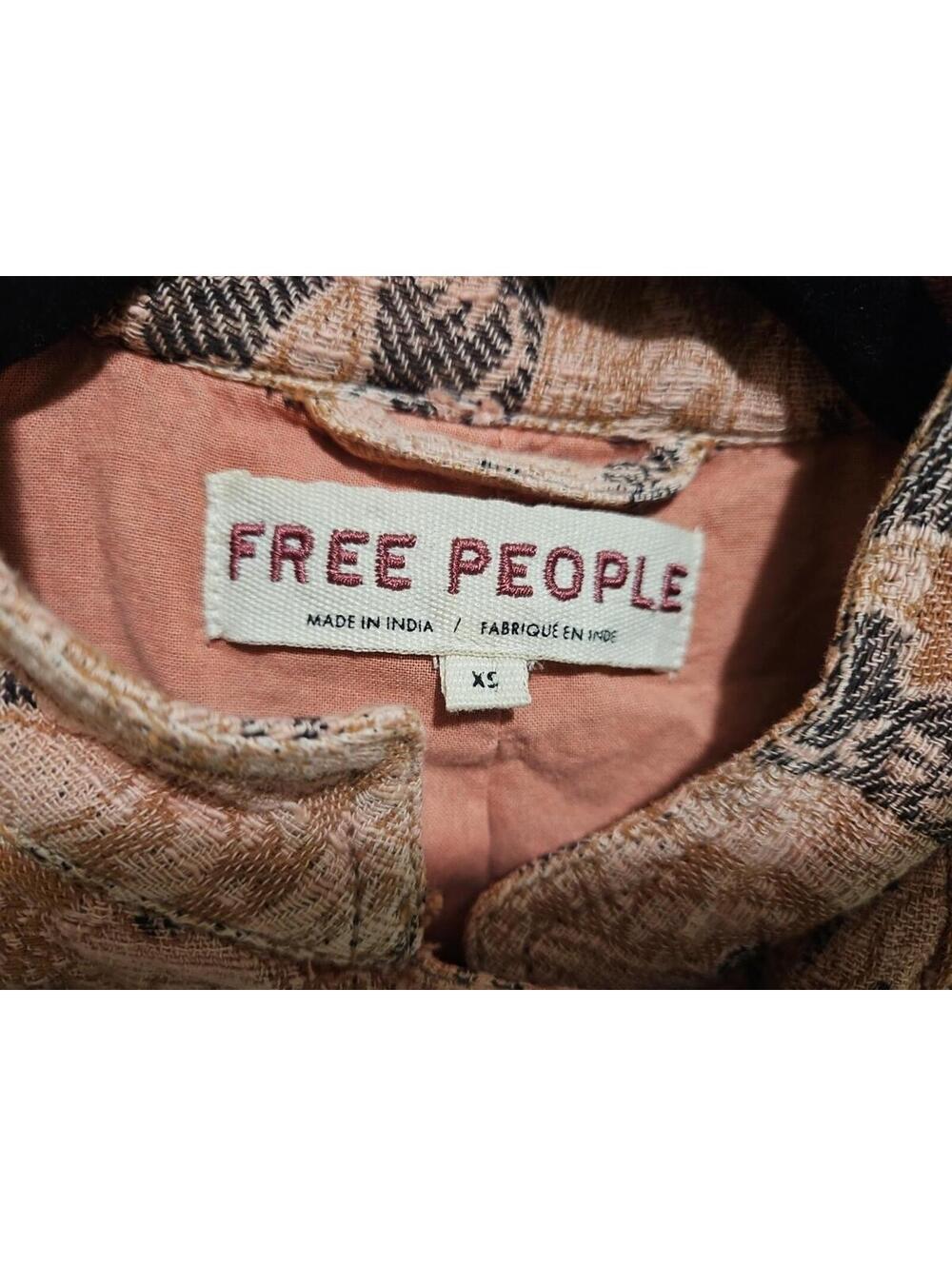 NEW, Free people Lotty Jacquard Jacket in Rose Smoke Sz XS #SJ2295 - Picture 9 of 9